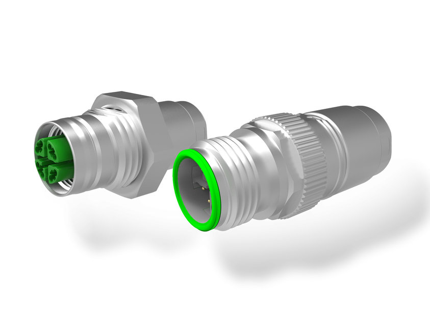 Certified M12-Mini X-Code cable connectors from PROVERTHA for high-speed Ethernet